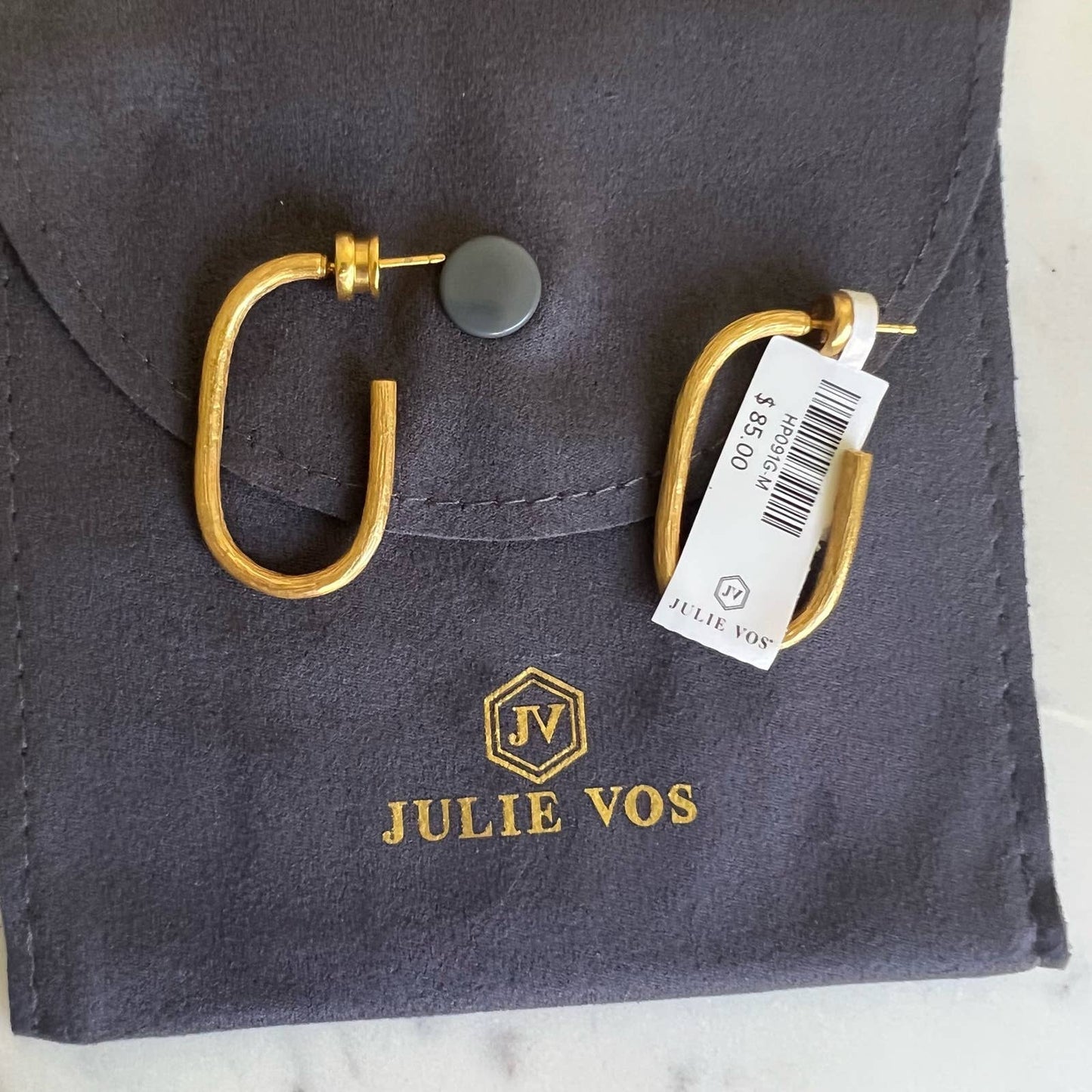 Julie Vos Medium Ivy Hoops