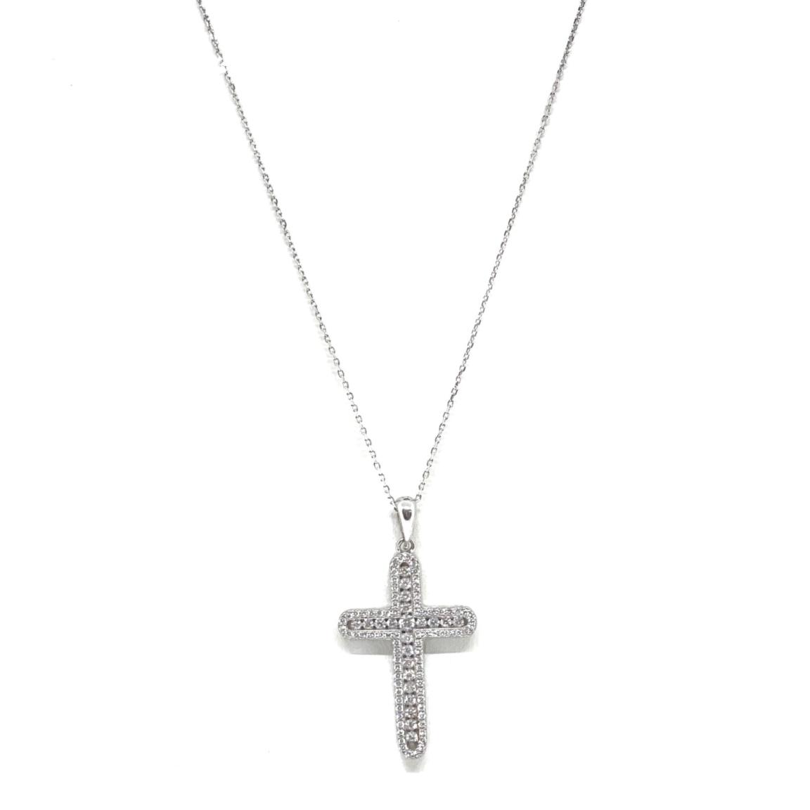 Rectangle Cross Necklace