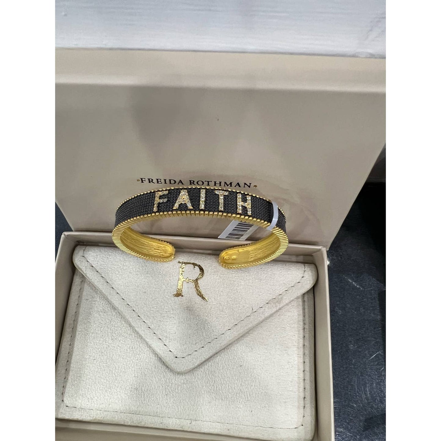 Freida Rothman Faith Cuff Bracelet