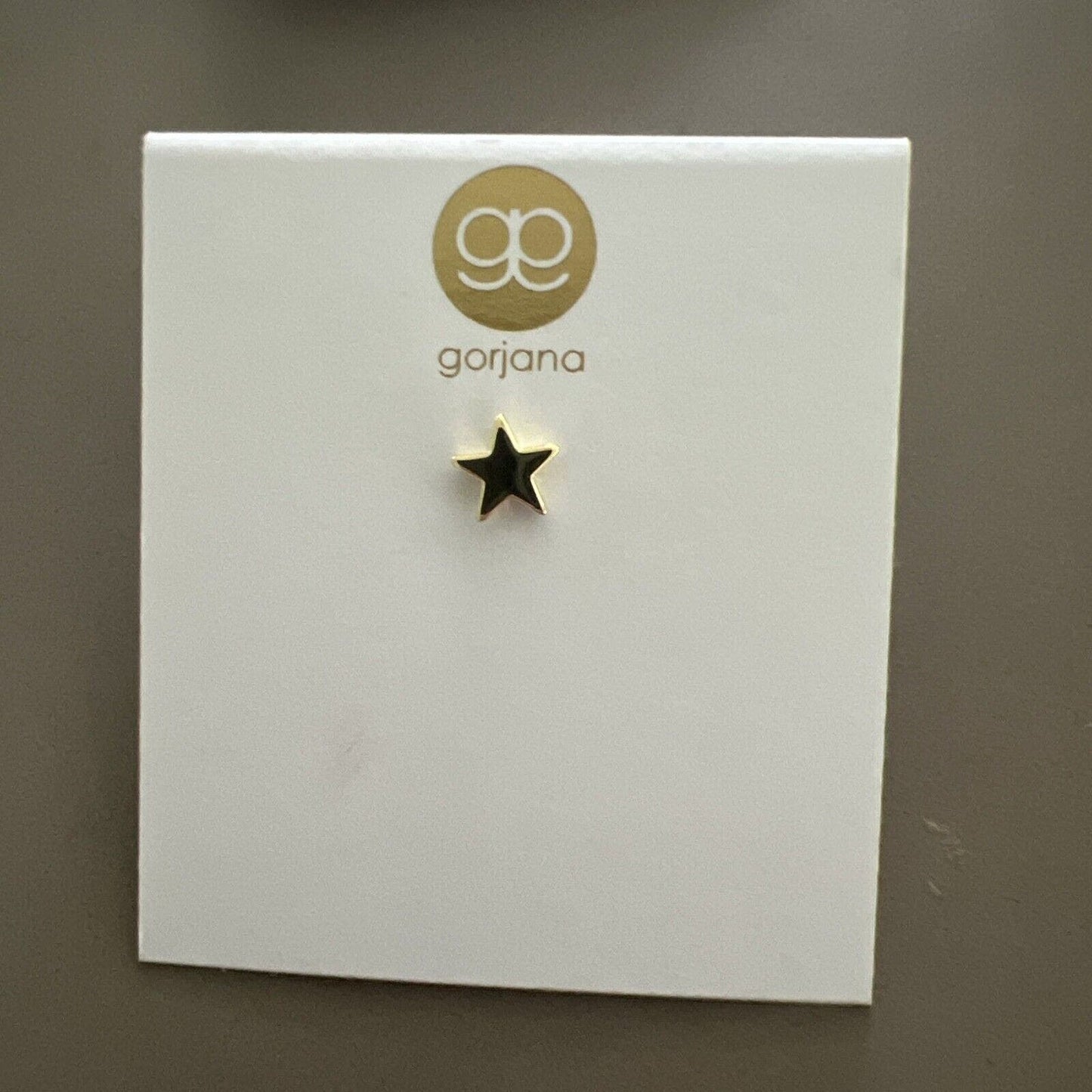 Gorjana Star Charm Stud Earring Jewelryy Gold Plated Post Third Hole