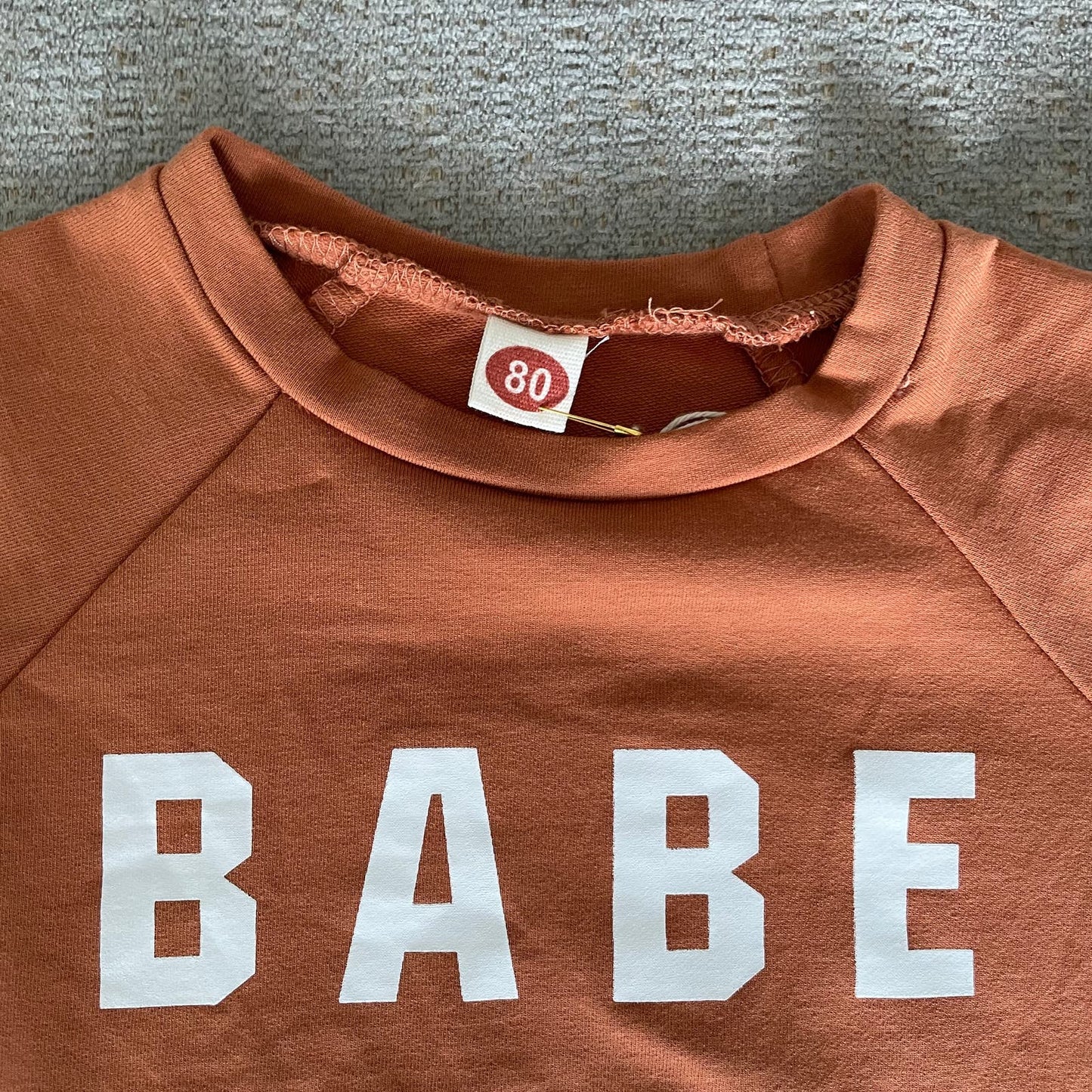 Copied - Toddler Baby Caramel BABE Sweatshirt sz 9-12 mos