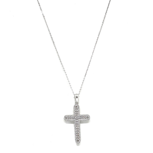 Rectangle Cross Necklace